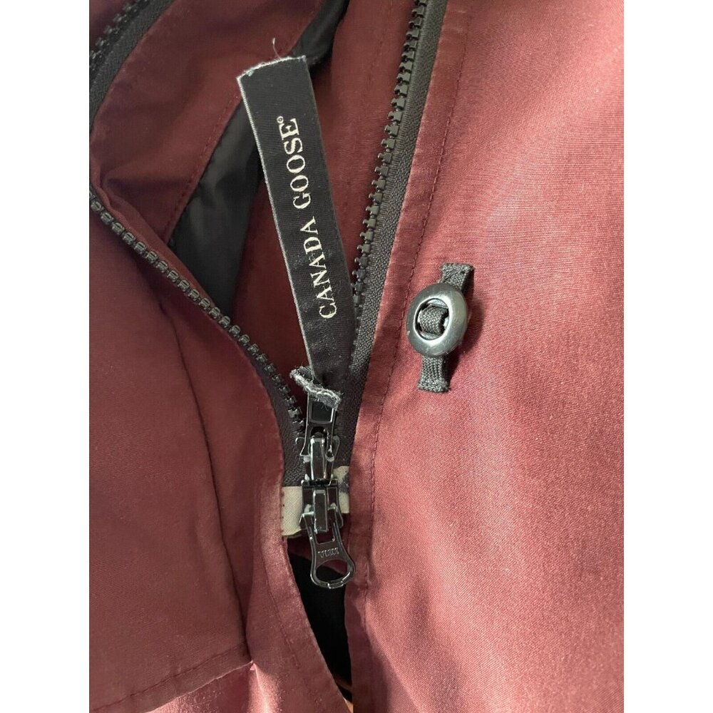 Canada Goose KENSINGTON Down Parka NO FUR 2506L Sz M Jacket Plum - Picture 15 of 16